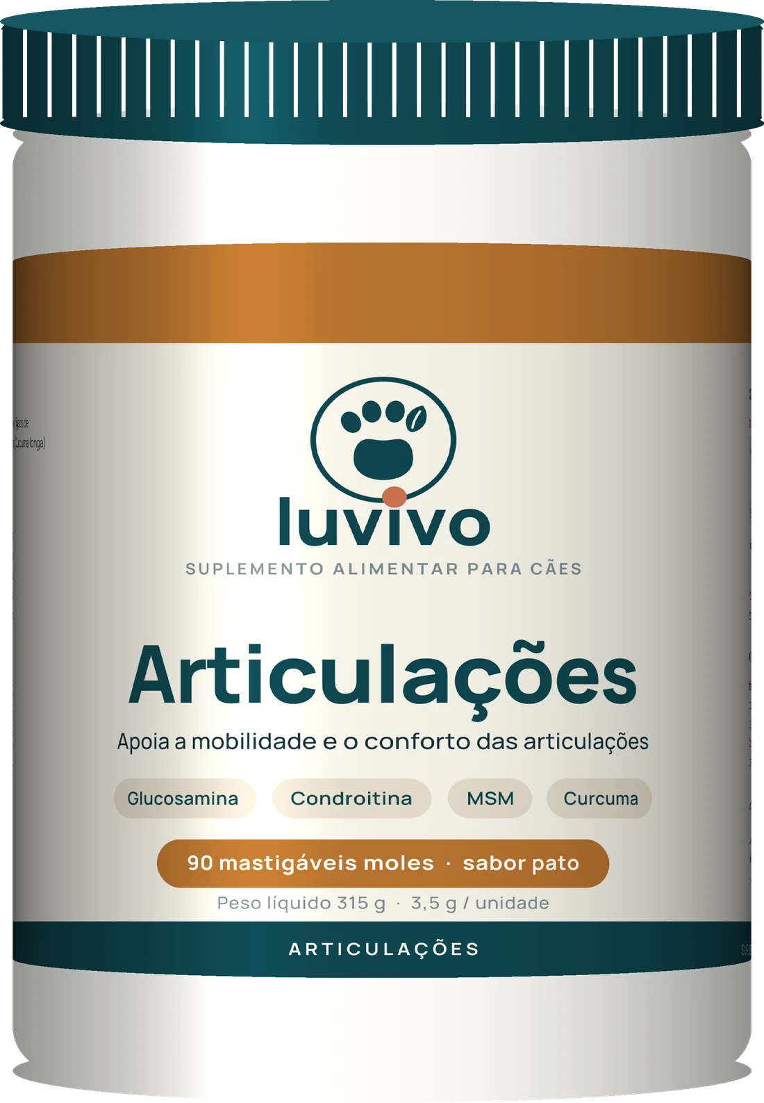 Embalagem Luvivo Articulações