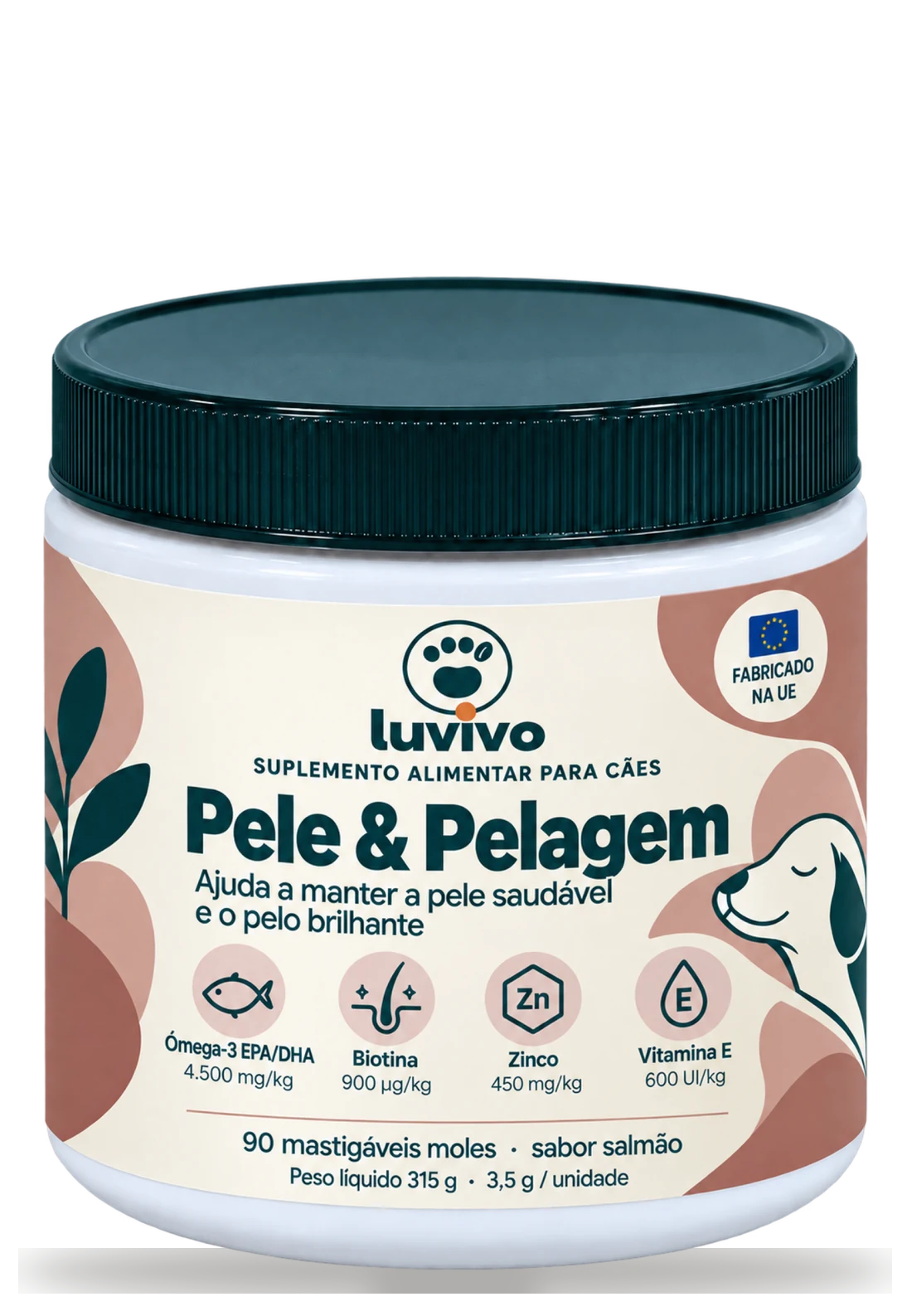 Embalagem Luvivo Pele & Pelagem